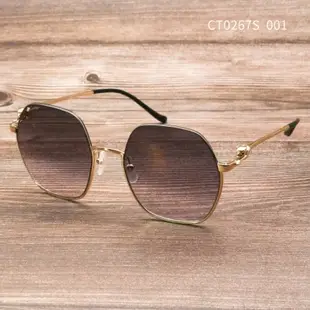 Cartier CT0267S 卡地亞品牌太陽眼鏡｜時尚潮流大臉多邊韓版街拍全框墨鏡 女生品牌眼鏡框【幸子眼鏡】