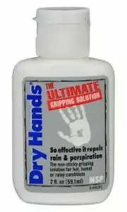 DRY HANDS 2 oz. Sport Grip Liquid Powder for Pole Dancing, Golf, Tennis, Rain