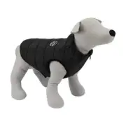 Black Dog Puffer Jacket - Size M - Anko warm fox Terrier french bulldog etc NEW