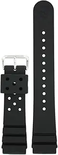 Original Rubber Watch Band 22mm Divers Model and Genuine Seiko Spring Bars, Diver