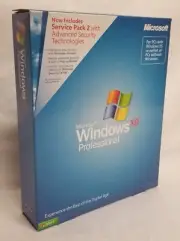 New Windows XP Professional Version 2002 Retail Big Box Sealed