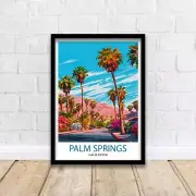 Palm Springs California Travel Poster