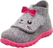 [Superfit] Happy, Girls’ Hi-Top Slippers, Grey (Light Grey 25), 4 Child UK (19 EU)