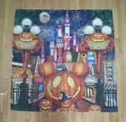Halloween Shower Curtain 12 Hole 70" x 72" Bathroom Tub Oogie Boogie Mickey Ears