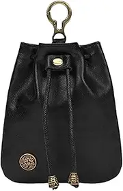 [Generic] Medieval Leather Purses | Leather Small Medieval Pouch | Holder Drawstring Purse | Dice Bag Belt Pouches| Leather Coin Purse Drawstring Coin Organizer for Men WOM, Black, Refer to