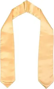 [VERDANVERSE] Unisex Graduation Sash Stole Plain Decorative Scarf for Graduation Ceremony Bachelor Stole Accessory Elegant Easy to Wear present for Graduates
