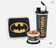 TUPPERWARE Batman 3 Lunch Snack 3 Pc Set