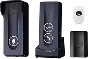 WAZIJ New 800M Long Distance Outdoor Doorbell Wireless Intercom Door Phone Unlocking Two-Way Intercom 433MHz A