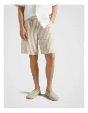 [Fine Day] Linen Short in Light Brown
