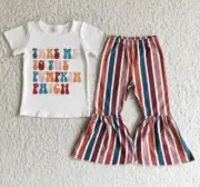Fall Boutique Set Baby Girl Thanksgiving Clothes Take Me To The Pumpkin Patch