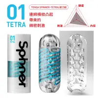 在飛比找momo購物網優惠-日本TENGA SPINNER 01 TETRA 波刀紋 可