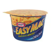 Kraft Easy Mac Macaroni & Cheese Micro Cups 2.05oz 10/Carton 01641