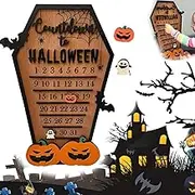 Halloween Countdown Calendar 2024, Halloween Countdown Halloween Countdown Calendar Advent Calendar Countdown to Halloween with Bats Pumpkins for Home Classroom Office Wall Door