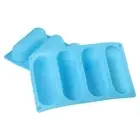 2 Pack DIY Baking Tray Silicone Hot Dog Bun Molds 2 Pack Bread Mold Baguette