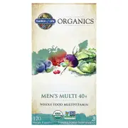 Garden of Life, Organics, Men's Multi 40+, 120 Vegan Tablets