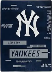 Northwest MLB New York Yankees Digitize 60”x80” Super Plush Rachel Blanket