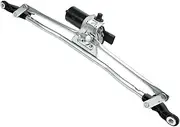 40458 85458 Front Windshield Wiper Arm Motor and Linkage Assembly Compatible with Jeep Wrangler 2007-2016 55077859AB 55077859AD