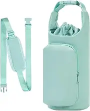 Water Bottle Holder with Strap | Bag for Water Bottle,Bottle Cup Carrier Pouch, Portable Water Bottle Bag with Phone Pocket, Water Bottle Sling, Water Bottle Sleeve, Bottle Pouch for Cup Accessories