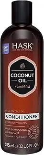 HASK Coconut Nourishing Conditioner for all hair types, colour safe, gluten-free, sulfate-free, paraben-free - 1 355 mL Bottle