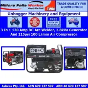 Millers Falls Portable Multi Function 3 In 1 Welder, Generator & Air Compressor