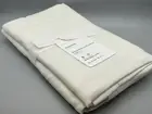 NWT Set (2) Pottery Barn Belgian Flax Linen STANDARD Pillow Shams, Classic Ivory