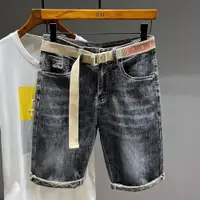 在飛比找ETMall東森購物網優惠-破洞夏季個性韓版5分牛仔短褲