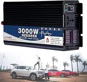 3000W 4000W 5000W Power Inverter 12V 24V 48V 60V to 220V 230V 240V with AC Outlets Inverter for Car Truck RV Solar Voltage Transformer Converter Sine Wave Inverter for Car Home /4273