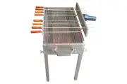 Cyprus Grill Stainless Steel Rotisserie skewer charcoal BBQ with grill and 2kg rotisserie motor - SSBBQSS