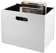 Magazine Basket Holder, Foldable Magazine Rack, Document File Holder White