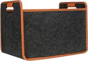 [Generic] Wine Travel Bag - Insulated Travel Wine Cooler | 12-Bottle Felt Wine Carrier Storage Box with Divider, Portable Wine Tote Bag, Liquor Bottle Tote with Handle for Travel Camping