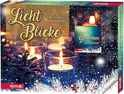 ROTH Candle Advent Calendar "Lichtblicke" 2023 Filled with Tea Lights and Book, Motif Candles Calendar for the Pre-Christmas Season