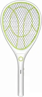 Night Cat Electric Mosquito Fly Swatter Bug Zapper Bat Racket, Pests Insects Control Killer Repellent, USB Rechargeable, LED Lighting, Double Layers Mesh Protection