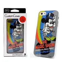 在飛比找PChome24h購物優惠-日本進口Disney i5S【米奇魔術秀】硬式手機背蓋