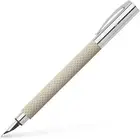 Faber-Castell Ambition OpArt White Sand Fountain Pen Medium Nib +Gift Box