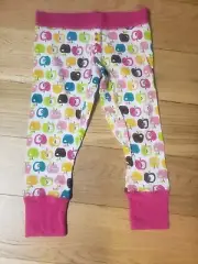 Vintage Paul Frank Womens Pajamas Capri Knit Cotton Apple Pants FREE Ship NEW