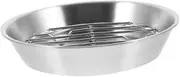 UTHCLO Baking Sheet with Cooling Rack Stainless Steel Baking Pan for Roasting Meats Fish Vegetables Thickened Heat Resistant Drip Pan for Air Fryer and BBQ Cooking