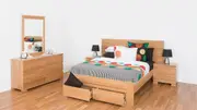 Benson timber bed frame - suite option