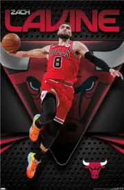 CHICAGO BULLS - ZACH LAVINE POSTER - 22x34 - 24063