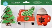 R & M Christmas Tree Farm Cookie Cutters, 3 Piece Set