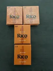 (2) NEW Rico RCA1030 Strength 3.0 Bb Clarinet Reeds - 10-pack 1 OPENED Box Of 10