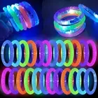 30 Pcs Glow In The Dark Bracelets, 6 Colors LED Bracelets Bulk Party Supplies...