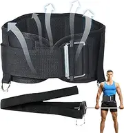 Pull Up Weight Belt - Weighted Workout Belt | Heavy Duty Breathable Gym Equipment for Women Men Muscle-Building Strength Fitness Squat