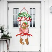 Christmas Door Hanger New Year Party Pendants Christmas Decoration for Home