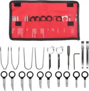 20Pcs Radio Removal Tool Kit,Universal Stereo CD Player Removal Key Kit for Most