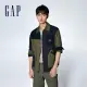 【GAP】男裝 翻領工裝外套-橄欖綠(876977)