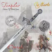 Handmade Templar Knight Silver Sacred Holy Long Sword Ornate Marto Toledo Spain