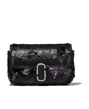 Marc Jacobs The Sequin J Marc Mini Shoulder Bag One size Black