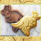 Kangaroo Cookie Cutter Cute Australian Animal Baking Fondant Tool Ceramic Emboss