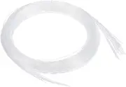 uxcell 50Pcs 9.8ft PMMA Mixed Fiber Optic Cable Strands 0.03 Inch Side Glow LED Illumination Crystal Cables Car Atmosphere Lights for Star Sky Roof Ceiling