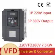 7.5KW 220V Single-phase Inverter Input 380V 3 Phase Output Frequency Converter